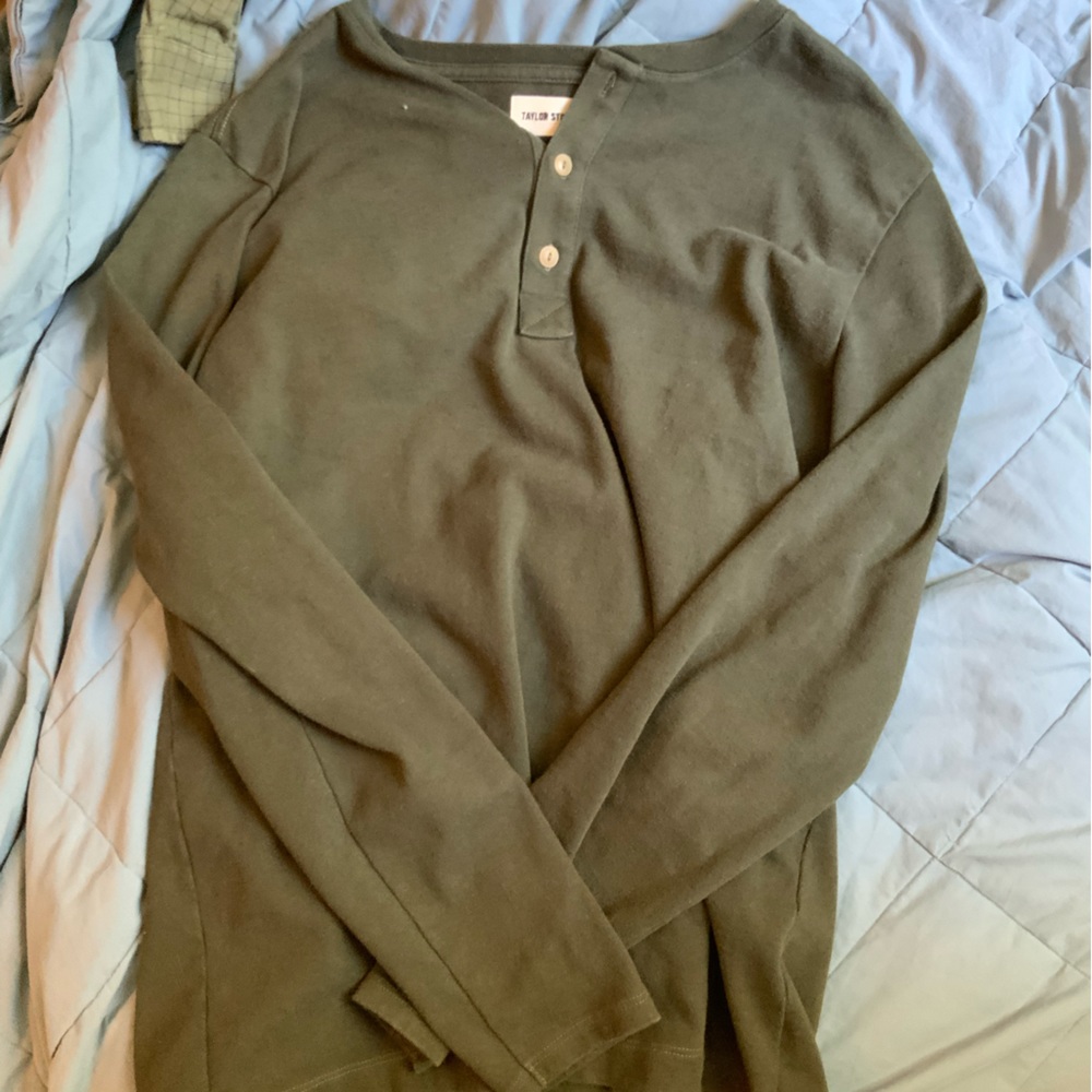 Taylor stitch green polo